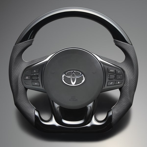 ハイグレード ウッド&レザーステアリング