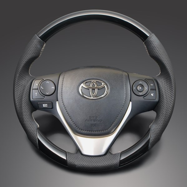 ハイグレード ウッド&レザーステアリング